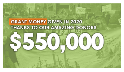 Grant money given in 2008 thanks to our amazing donors - $550,000